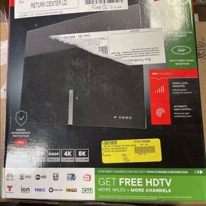 One For All 16472 Amplified Indoor Smart HDTV Antenna - Supports 4K 1080p